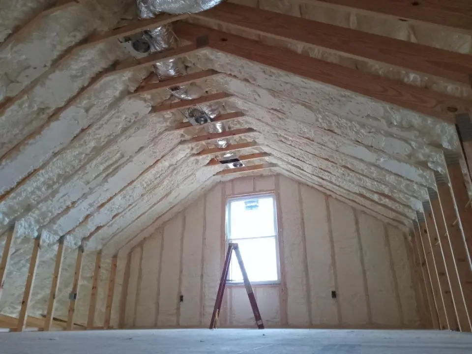 Spray foam roofing application for Crawl Space Insulation project in Cocoa Beach